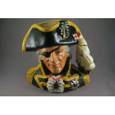 Royal Doulton Vice-Admiral Lord Nelson Character Jug D6932 - 6.75"